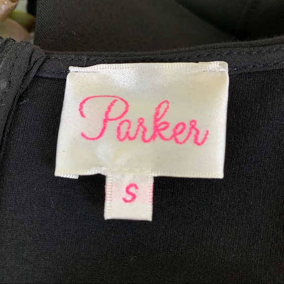 Parker ‘Tara’ Stretch Fit and Flare Black Dress - Picture 11 of 15